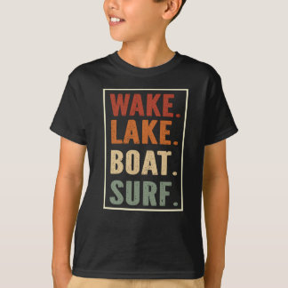 Wake Sjö Boat Surfa T Shirt