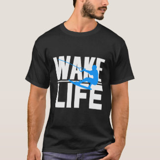 Wake Surfing Gift Shirt Boat Sjö Wakesurfing T