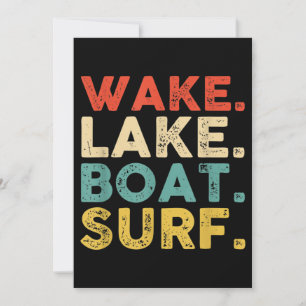 Wake Surfing Wake Surfa Wake Surfing Rope Wake Sur Inbjudningar