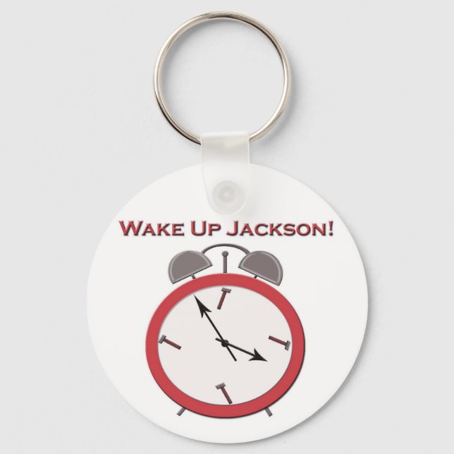 WAKE UP JACKSON NYCKELRING (Framsida)