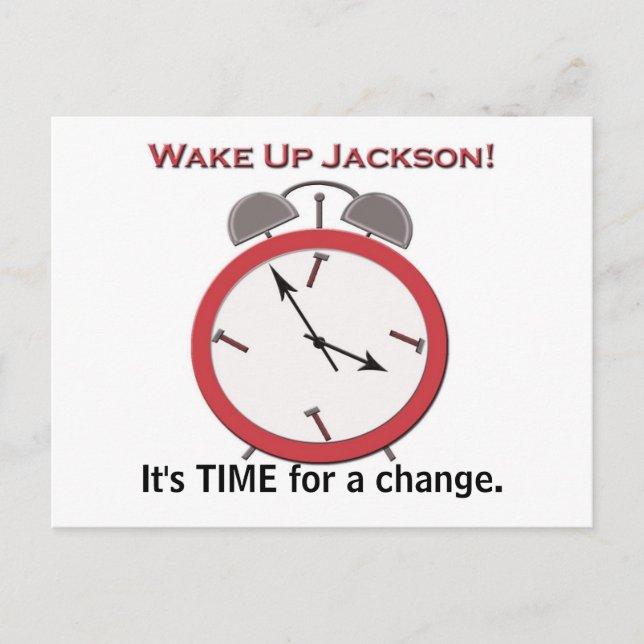 WAKE UP JACKSON VYKORT (Framsida)
