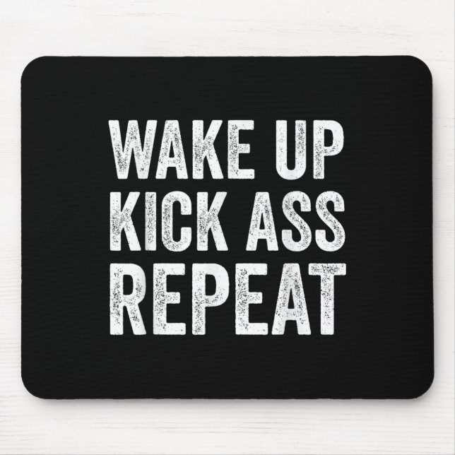 Wake Up Kick Repea,funny Quote Workout Motivation  Musmatta (Framsidan)