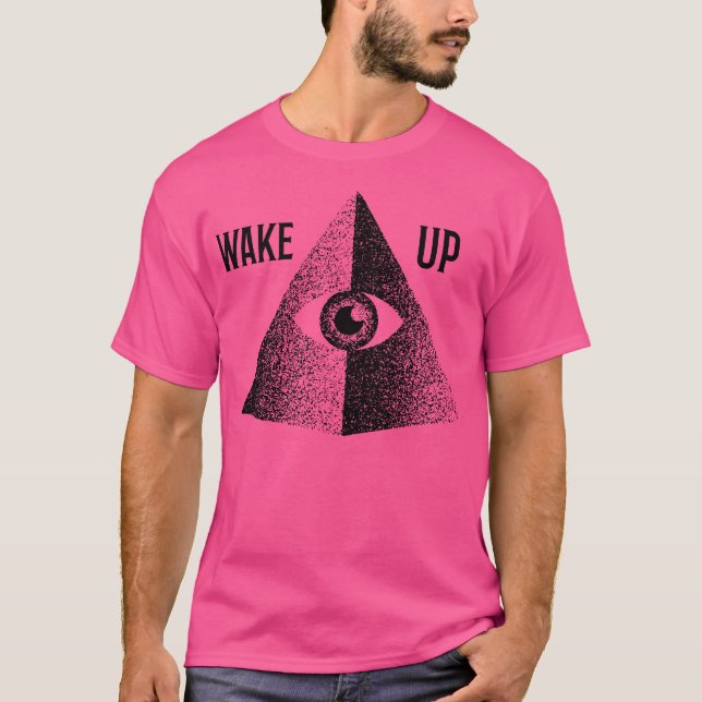 Wake up pyramid 1 t shirt (Framsida)