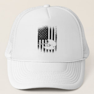 Wakeboard American Flagga Wakeboarding Wakeboarder Keps