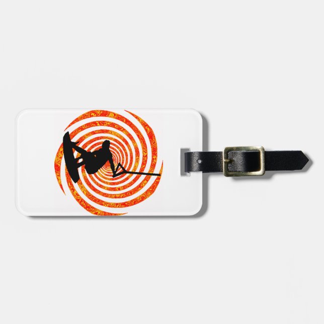 WAKEBOARD GÖR REVOLUTIONEN BAGAGEBRICKA (Horisontell Framsida)