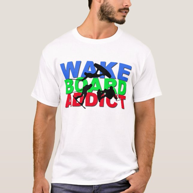 Wakeboard knarkareT-tröja Tee Shirt (Framsida)