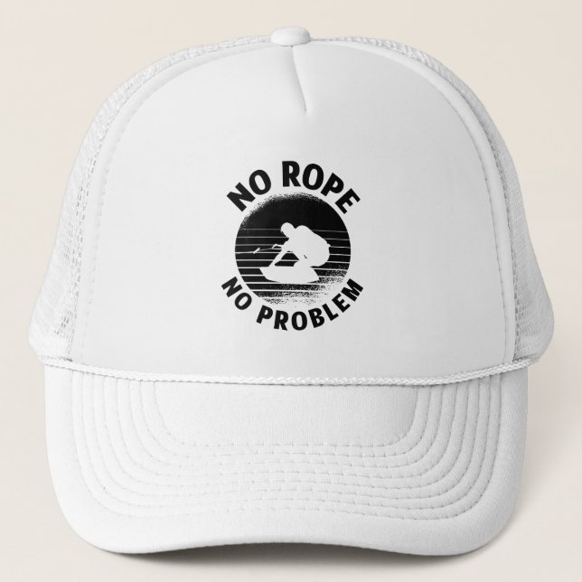 Wakeboard No Rope No Problem Wake Wakeboarder Keps (Framsida)