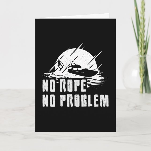 Wakeboard No Rope No Problem Wake Wakeboarding Kort (Framsida)