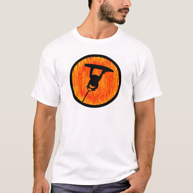Wakeboard Raley glidbana T-shirt (Framsida)