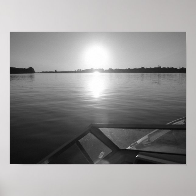 Wakeboard sunset poster (Framsidan)
