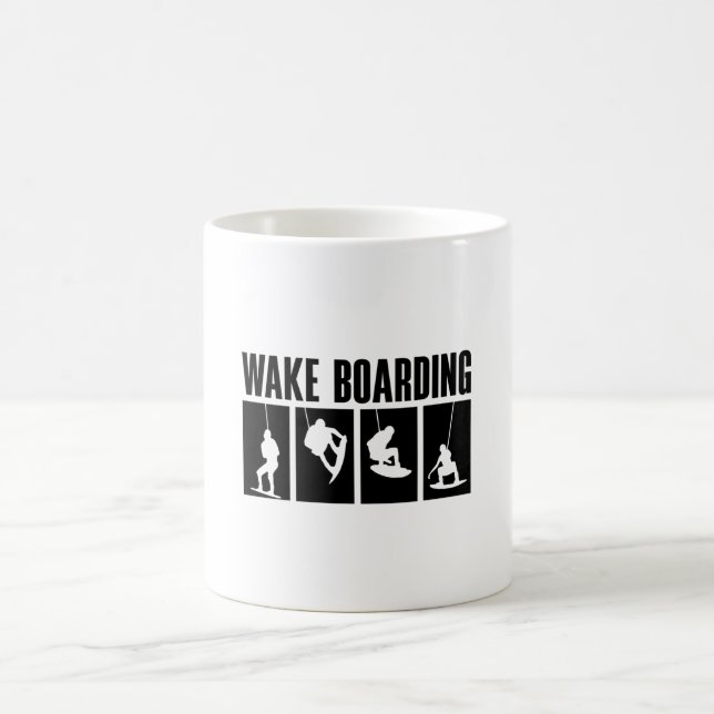 Wakeboard Wake Boarding Wakeboarding Wakeboarder Kaffemugg (Center)