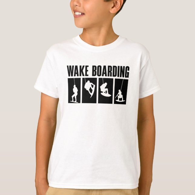 Wakeboard Wake Boarding Wakeboarding Wakeboarder T Shirt (Framsida)