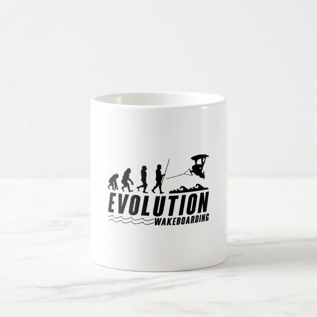 Wakeboard Wake Wakeboarding Wakeboarder Kaffemugg (Center)