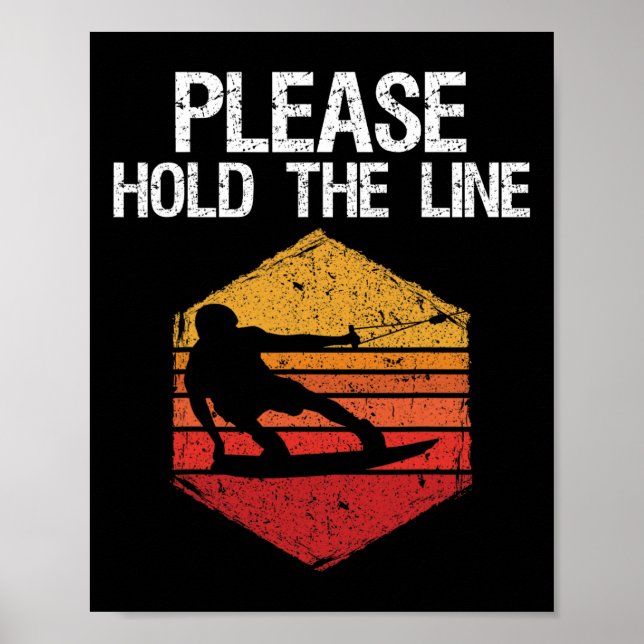 Wakeboard Wakeboardare Wakeboarding Freestyle Wake Poster (Framsidan)