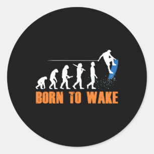 Wakeboard Wakeboardare Wakeboarding Freestyle Wake Runt Klistermärke