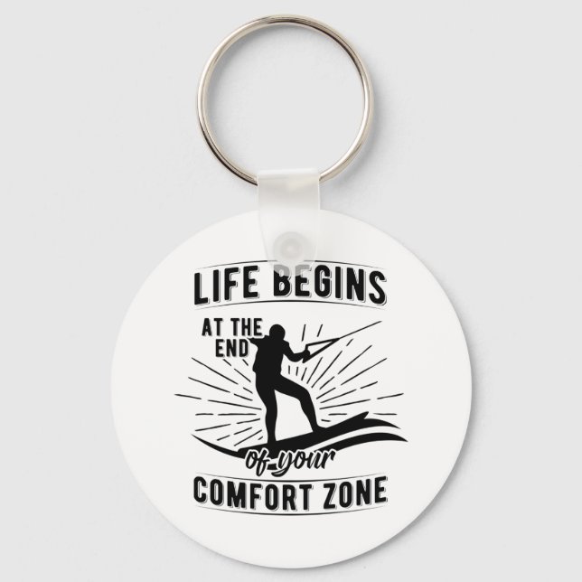 Wakeboard | Waterski Wakeboard Sea Gifts Nyckelring (Framsida)