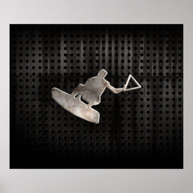 Wakeboarder; Coola Black Poster (Framsidan)