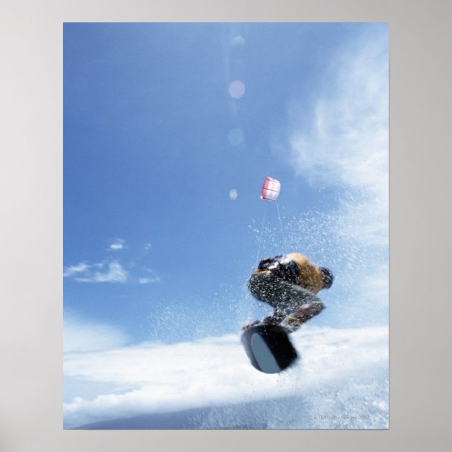 Wakeboarder Jumping Poster (Framsidan)