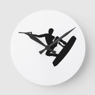 Wakeboarder Rund Klocka
