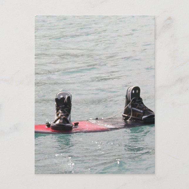 Wakeboarder-vykort saknas vykort (Framsida)