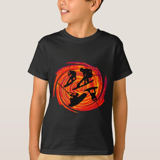 WAKEBOARDERSNA LÅNGT T-SHIRT (Framsida)