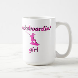 Wakeboardin flickamugg kaffemugg