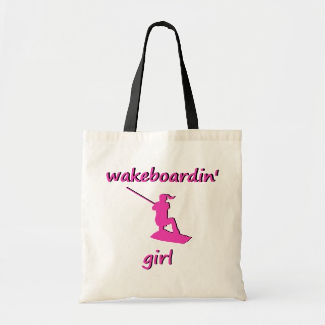 Wakeboardin flickatoto tygkasse (Framsidan)