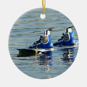 Wakeboarding 360 prydnad julgransprydnad keramik