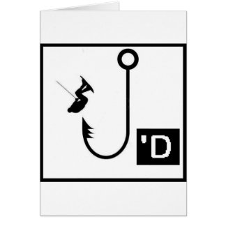 Wakeboarding hakade hälsningskort