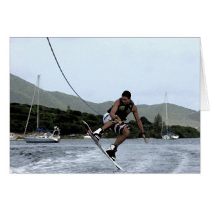 Wakeboarding Hälsningskort