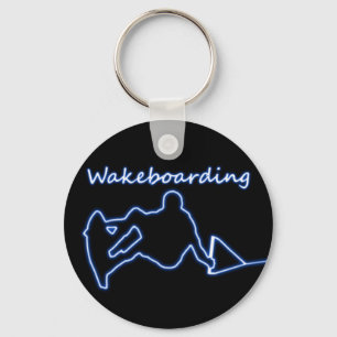 Wakeboarding neon Keychain Nyckelring