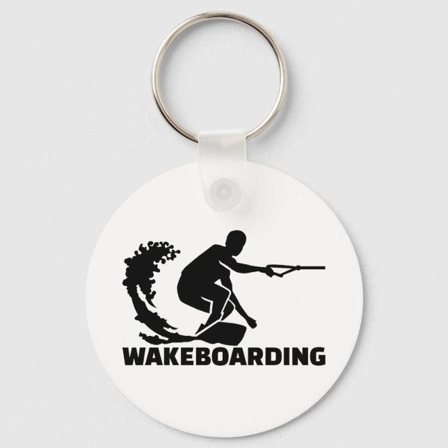 Wakeboarding Nyckelring (Framsida)