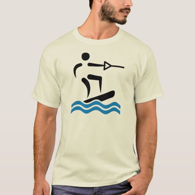 Wakeboarding Tee Shirt (Framsida)