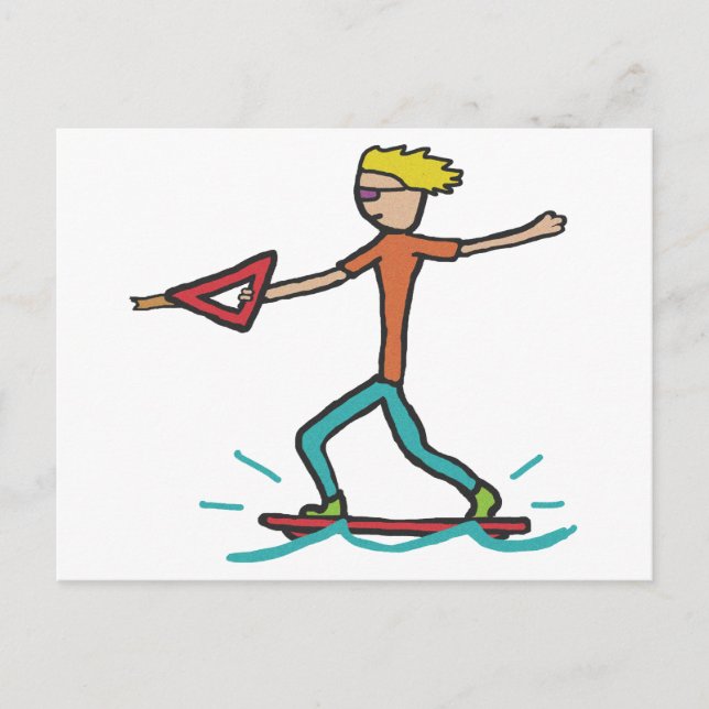 Wakeboarding Vykort (Framsida)
