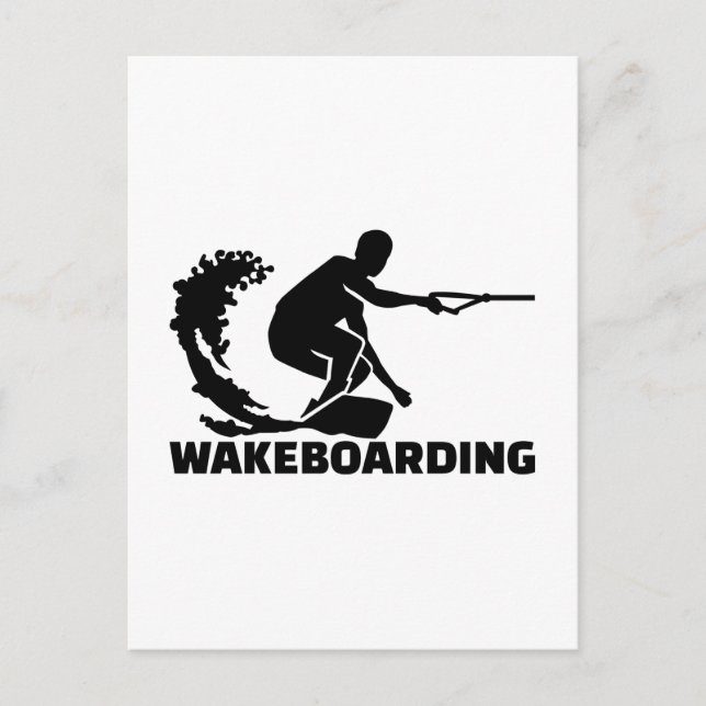 Wakeboarding Vykort (Framsida)