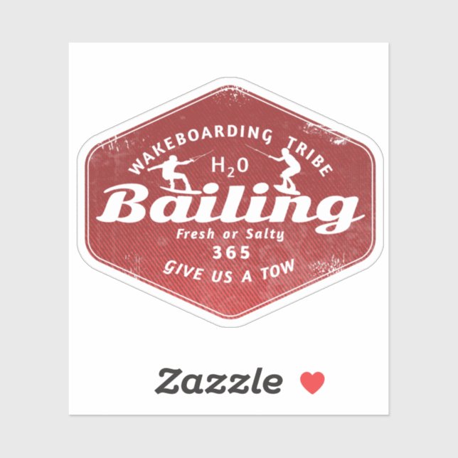 Wakeboarding Wakeboarder Klistermärken (Ark)