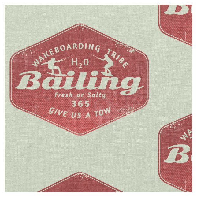 Wakeboarding Wakeboarder Tyg (Närbild)