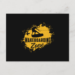 Wakeboarding Zon Wake Cable Wakeboarder Wakeboarde Vykort