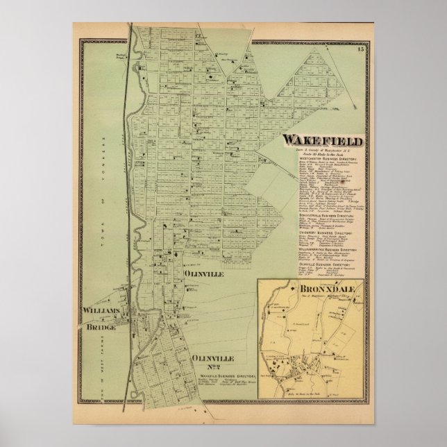 Wakefield, Bronxdale Poster (Framsidan)