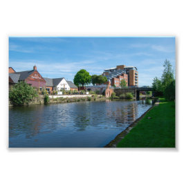 Wakefield Canal Side: Historisk Pub och Lägenheter Fototryck