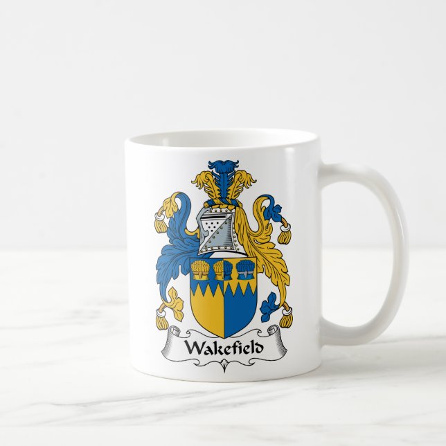 Wakefield familjvapensköld kaffemugg (Höger)