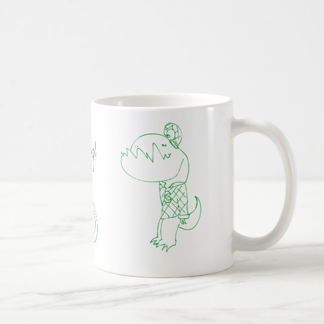 Wakeupasaurus Kaffemugg (Höger)