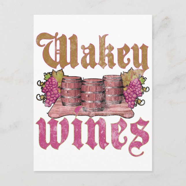 Wakey Vin Vykort (Framsida)