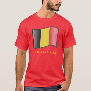 Waking Belgium Flagga Les Diables Rouges T-Shirt