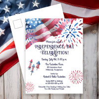 Waking Flagga Fireworks Independence day Firande