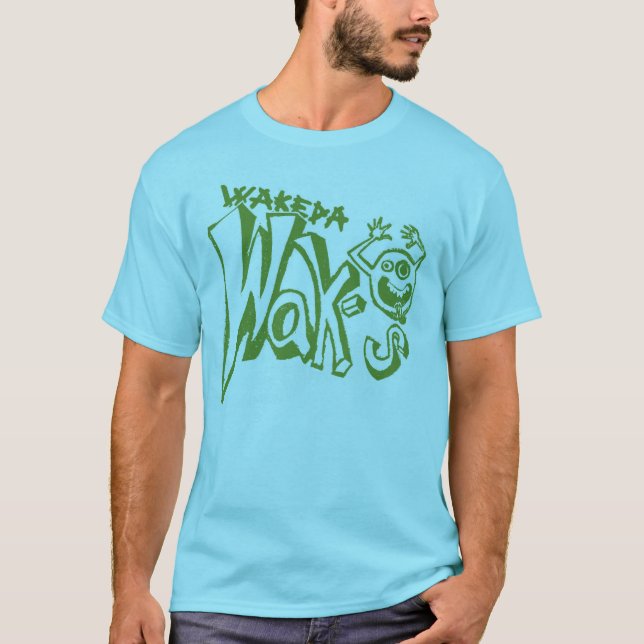 Wako grönt bläck t shirt (Framsida)