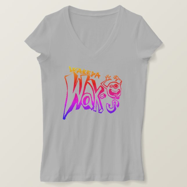 Wako Rainbow bläck T Shirt (Design framsida)