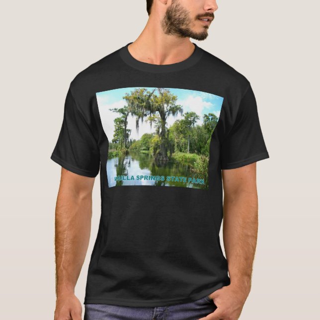 WAKULLA FJÄDRAR DELSTATSPARKEN - FLORIDA TEE SHIRT (Framsida)