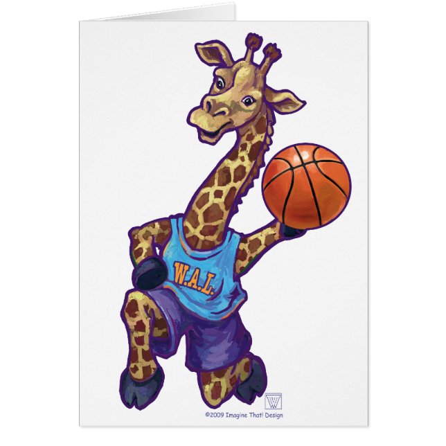 WAL Basketball Hälsningskort (Framsidan)