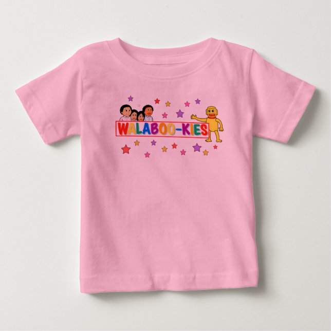 Walabookies box stjärna bebis t-shirt (Framsida)